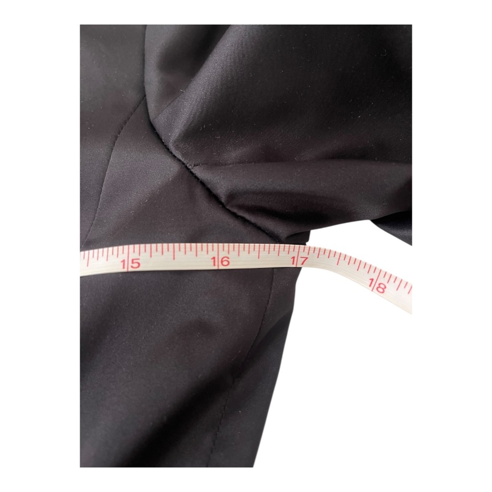 White House Black Market Black Trench Coat Size 00 - Picture 9 of 16
